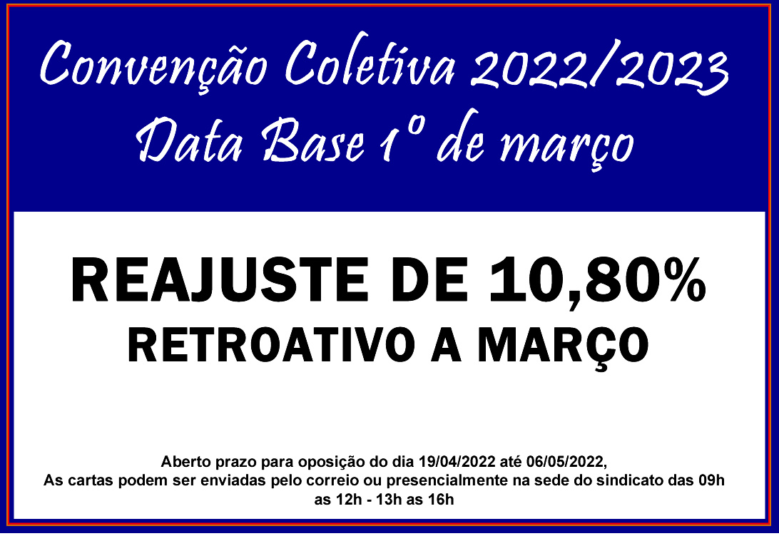 Convenção Coletiva 2022/2023